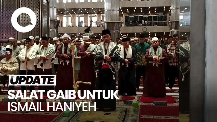 Momen Salat Gaib untuk Ismail Haniyeh di Masjid Istiqlal