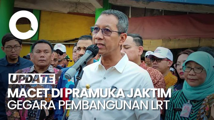 Heru Budi Minta Maaf Pasar Pramuka Jaktim Macet Imbas Pembangunan LRT