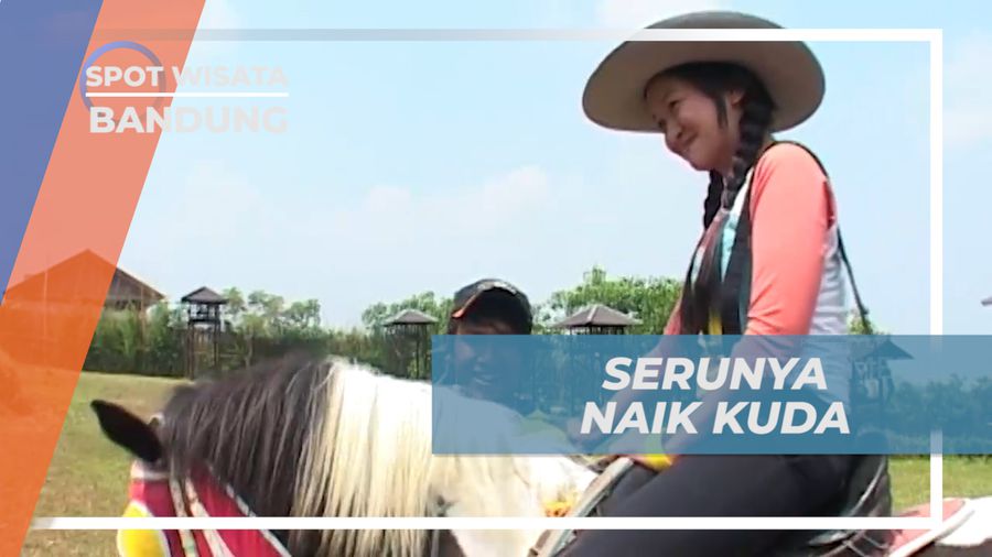 Menikmati Keseruan Naik Kuda Keliling Taman Wisata, Bandung