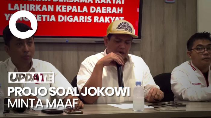 Projo Nilai Permintaan Maaf Jokowi Manusiawi: Jangan Dipolitisasi