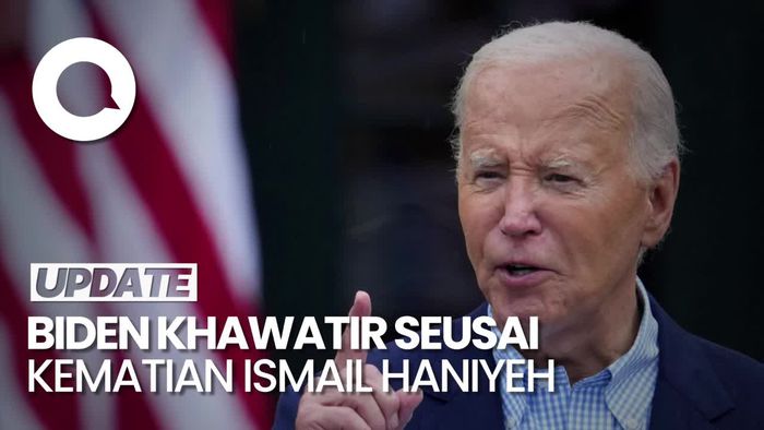  Biden soal Israel Bunuh Ismail Haniyeh: Tak Membantu Gencatan Senjata