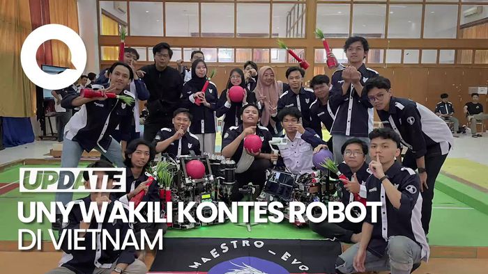 Keren! Tim Maestro-Evo UNY Wakili Indonesia di Ajang Kontes Robot Internasional