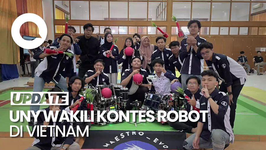 Keren! Tim Maestro-Evo UNY Wakili Indonesia di Ajang Kontes Robot Internasional