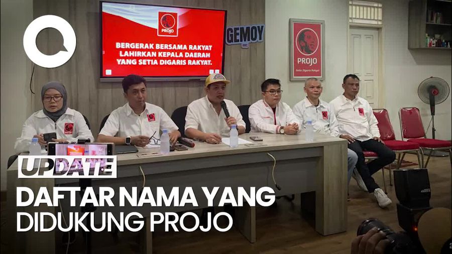 Projo Dukung 11 Nama di Pilkada 2024, Ada Rahmat Mirzani Cagub Lampung