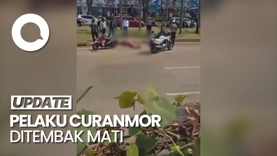 Viral Pelaku Curanmor Tewas Ditembak Polisi di BSD Tangsel
