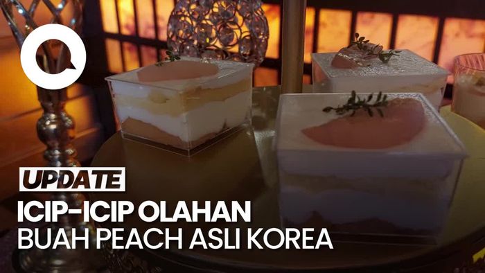 Nyobain Segar-Manisnya Dessert Dari Buah Peach Korea
