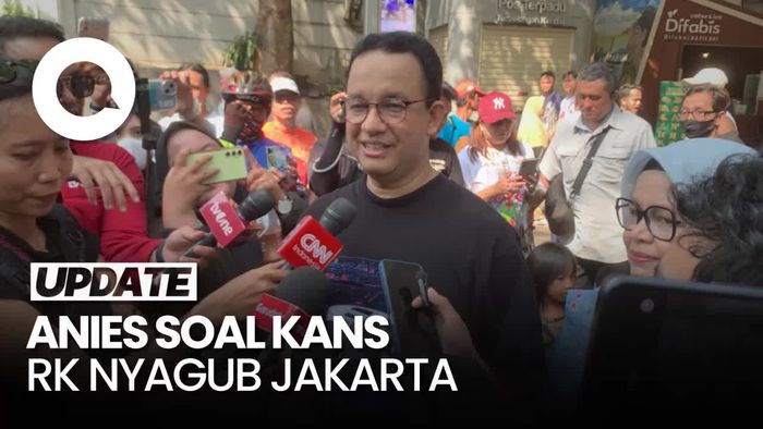Anies soal Ridwan Kamil OTW Jakarta: Biarkan Proses Politik Berjalan