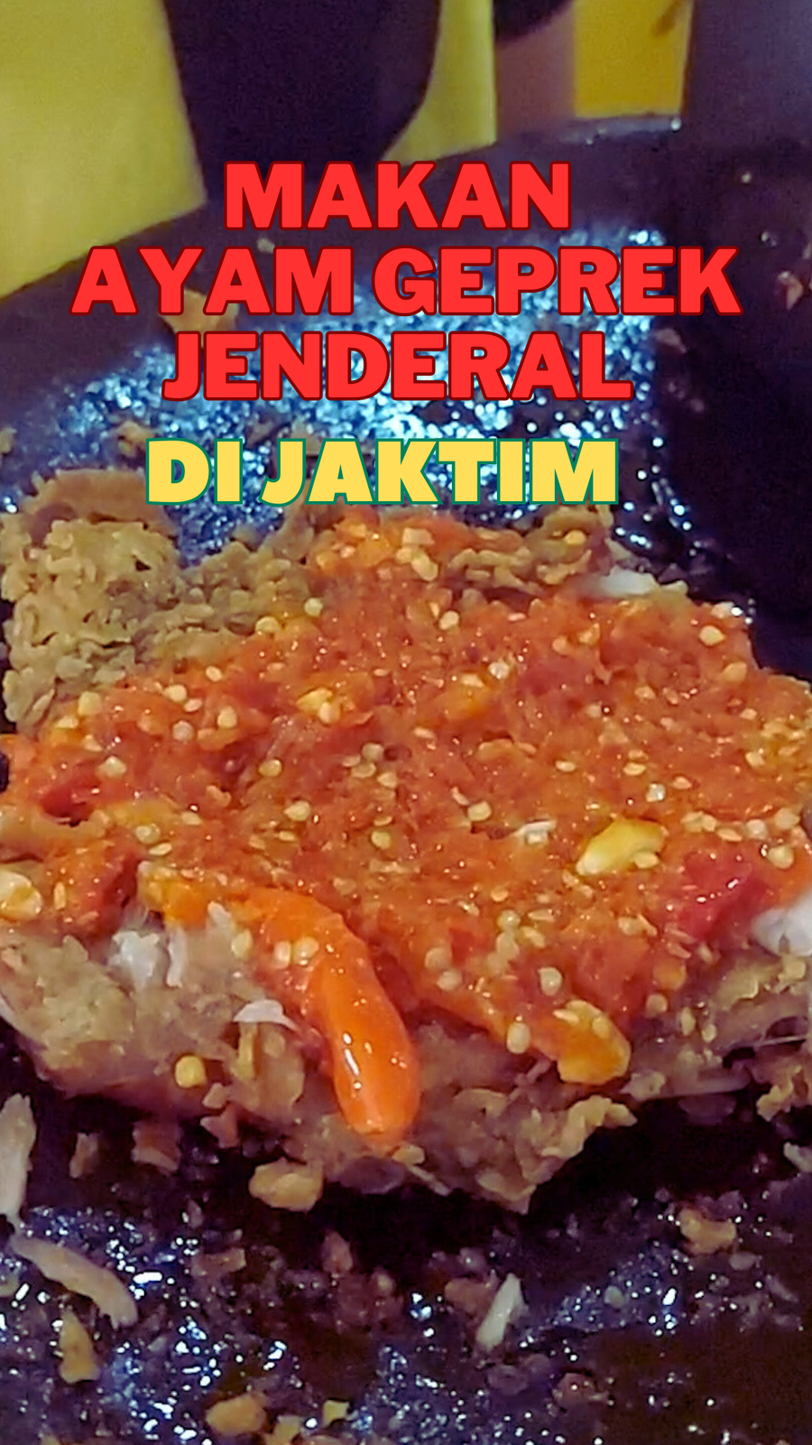 Ayam Geprek Jenderal Baik Banget! Makan Prasmanan Bisa Refill Nasi Sepuasnya