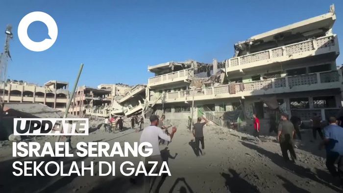 Israel Serang Sekolah di Gaza, 17 Warga Palestina Tewas