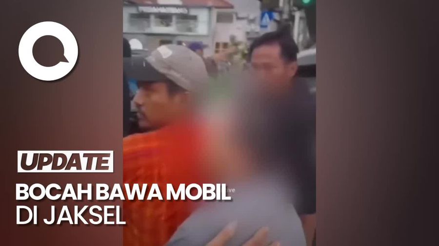 Bocah 9 Tahun Ugal-ugalan Bawa Mobil di Kemang, Hampir Diamuk Massa