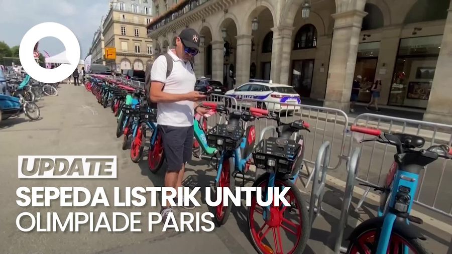 Melihat Belasan Ribu Sepeda Listrik yang Disediakan Selama Olimpiade Paris