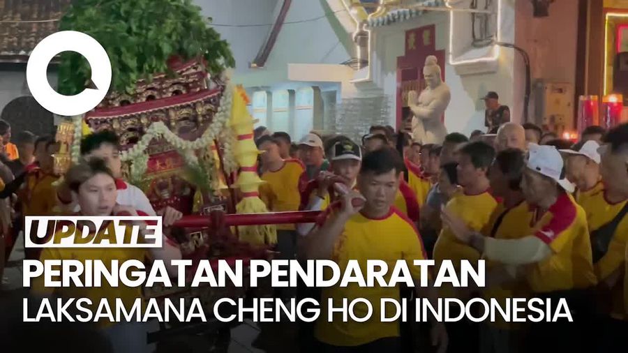 Meriahnya Proses Kirab Patung Laksamana Cheng Ho di Semarang