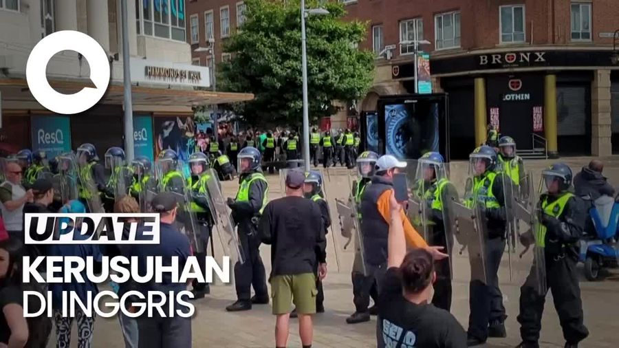 Chaos! Kerusuhan di Inggris Pecah Buntut Kasus 3 Bocah Tewas Ditikam