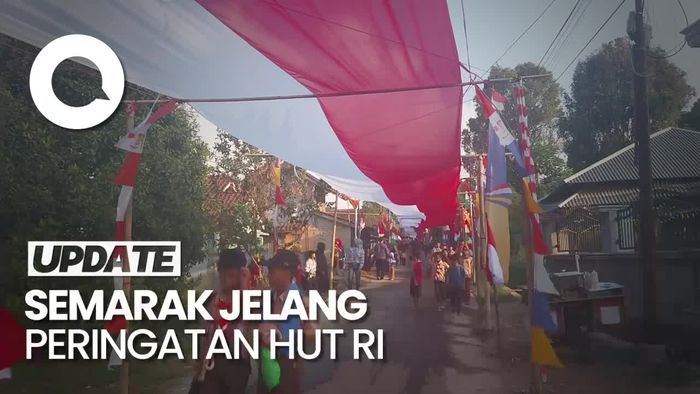Warga Majalengka Bentangkan Merah-Putih Sepanjang 1 Km di Lemahsugih