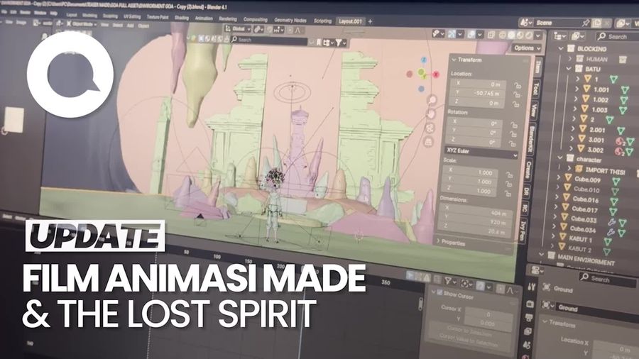 Cerita Mahasiswa Bali Bikin Film Animasi Viral dari Studio Mini