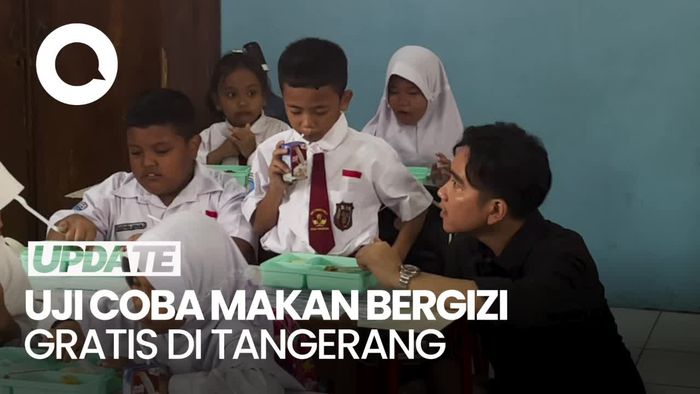 Gibran Cek Uji Coba Makan Bergizi Gratis, Kali Ini di SDN Tangerang 4