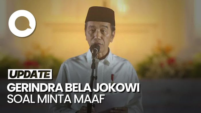 Gerindra Bela Jokowi Minta Maaf: Presiden Juga Manusia Biasa