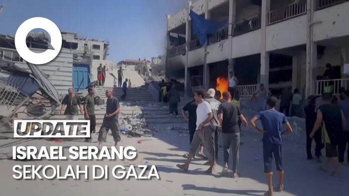 Israel Bombardir Lagi 2 Sekolah di Gaza, 25 Tewas