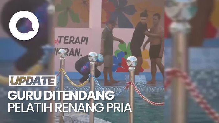 Pengakuan Guru Wanita yang Ditendang Pelatih Renang Pria di Asahan