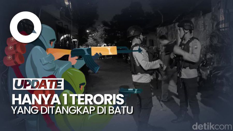 Polri Tegaskan Hanya 1 Teroris yang Ditangkap di Batu Malang