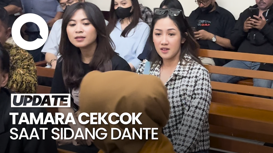 Momen Tamara Tyasmara Adu Mulut dengan Keluarga Yudha Arfandi di Sidang Dante