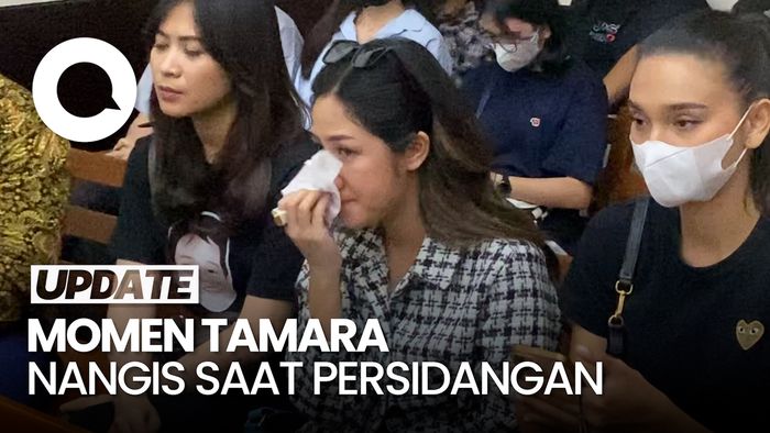 Tangis Tamara Pecah Saat Mendengar Kesaksian di Sidang Dante