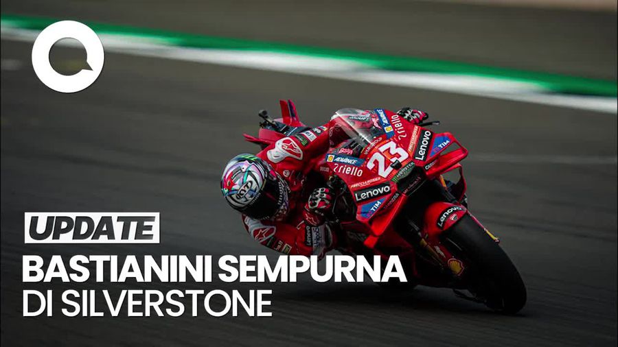 Sapu Bersih MotoGP Inggris Bukti Bastianini Masih Kencang