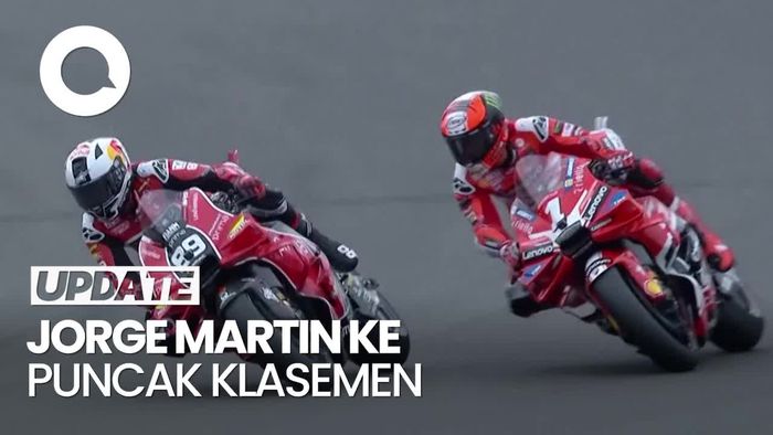 Jorge Martin Salip Bagnaia Lagi di Klasemen MotoGP 2024
