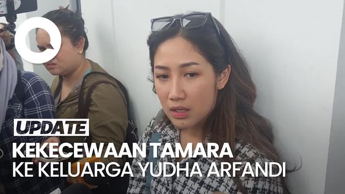 Tamara Tyasmara Kecewa Keluarga Yudha Arfandi Pergi Sebelum Sidang Usai