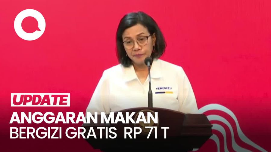 Sri Mulyani Sebut Makan Bergizi Gratis Masuk APBN 2025, Anggaran Rp 71 T