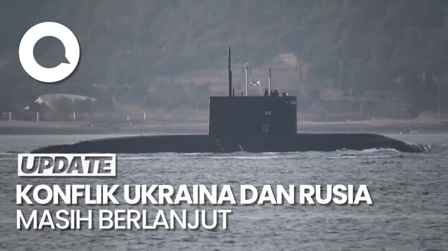 Ukraina Klaim Tenggelamkan Kapal Selam Rusia di Sevastopol
