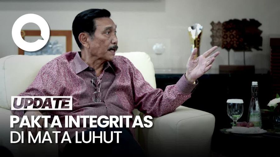 Luhut Lapor Jokowi: Banyak Orang Teken Pakta Integritas, Tapi Maling Juga