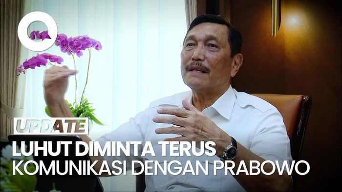 Luhut Ungkap Pesan Jokowi, Minta Terus Komunikasi dengan Prabowo