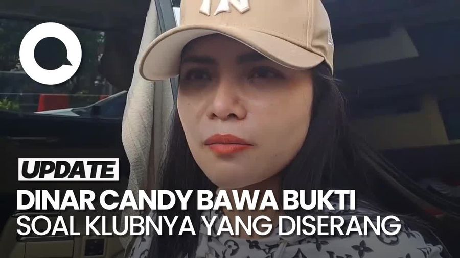 Klubnya Diserang, Dinar Candy Sambangi Polres Metro Jaksel