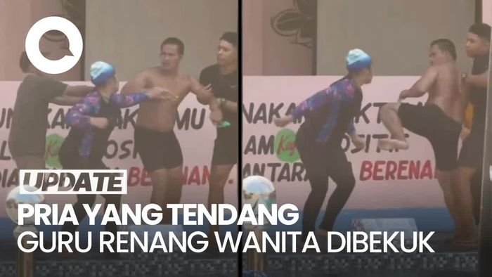 Pria yang Tendang Guru Renang Wanita di Asahan Dibekuk, Ngaku Emosi Sesaat