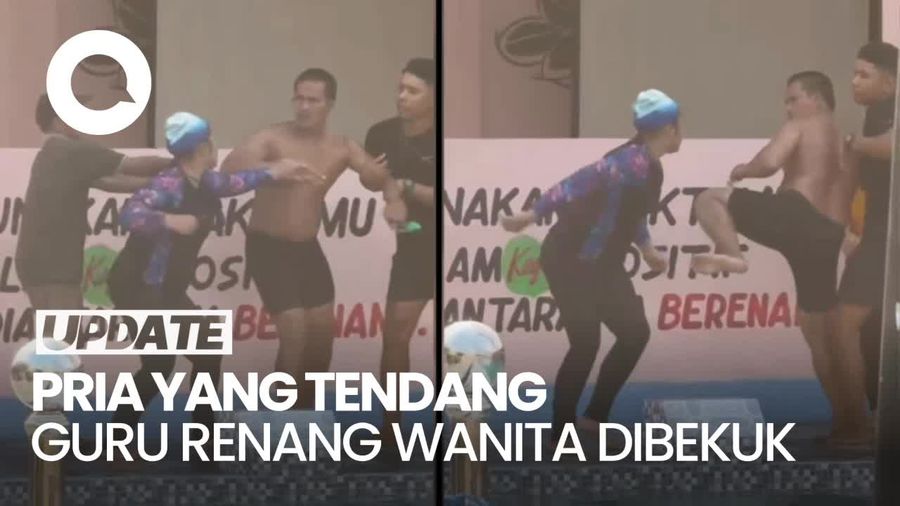Pria yang Tendang Guru Renang Wanita di Asahan Dibekuk, Ngaku Emosi Sesaat