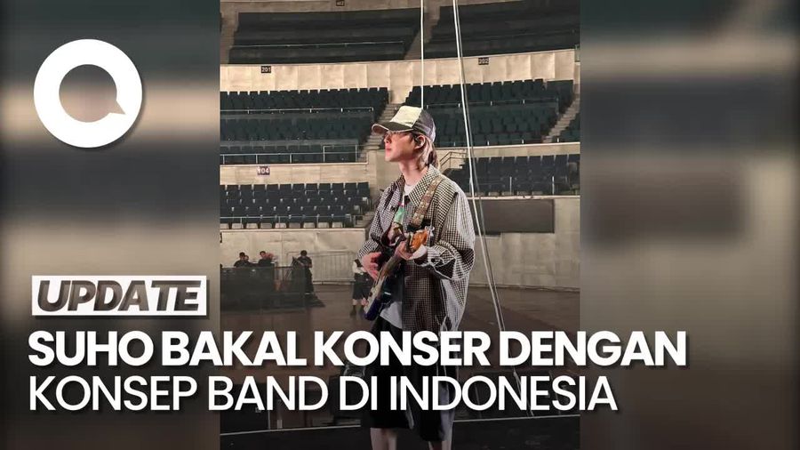 Perdana Gelar Konser Solo di Indonesia, SUHO EXO Bawa Konsep Band