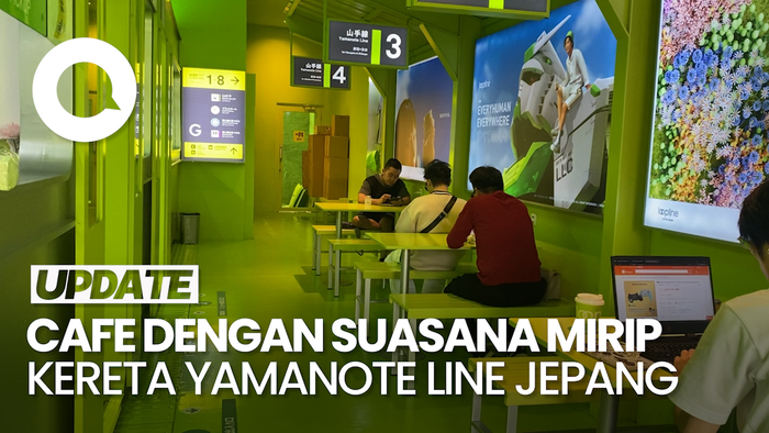 Serunya Ngopi di Loopline Cafe, Serasa di Kereta Yamanote Line Jepang