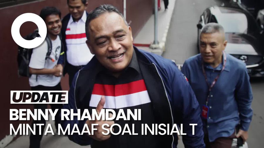 Benny Rhamdani Minta Maaf ke Penyidik, Ngaku Tak Tahu soal Inisial T