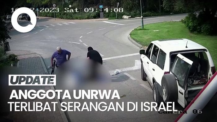 Rekaman CCTV Keterlibatan Anggota UNRWA dalam Serangan di Israel