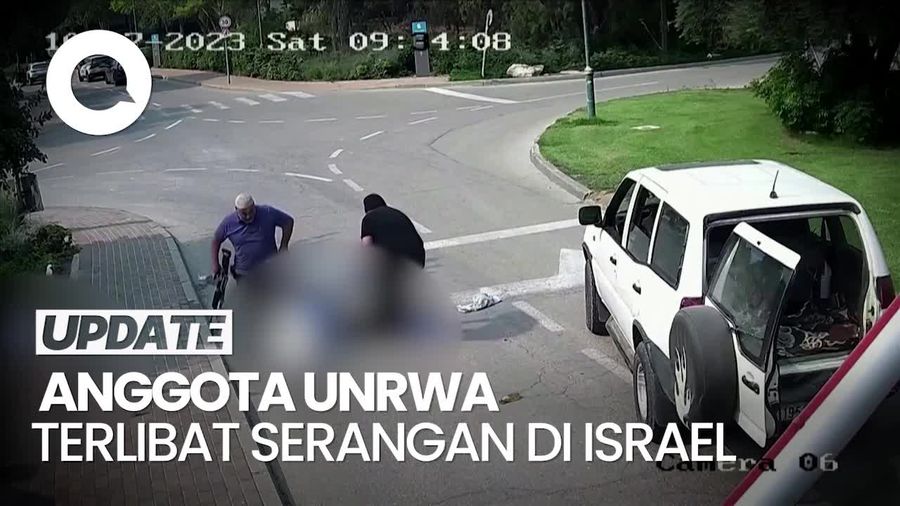 Rekaman CCTV Keterlibatan Anggota UNRWA dalam Serangan di Israel
