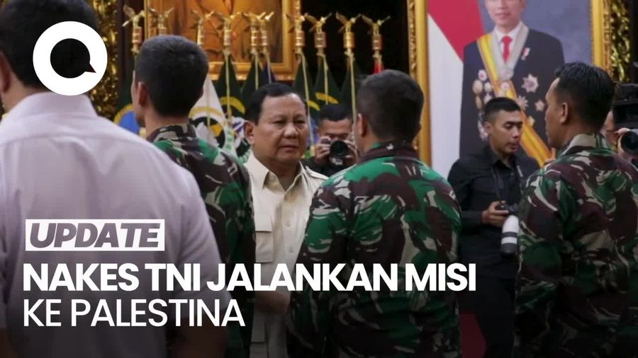 Prabowo ke Nakes TNI yang Berangkat ke Palestina: Saudara Harumkan Bangsa