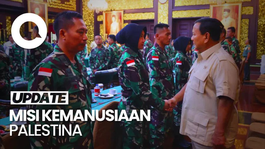 Prabowo-Panglima Rapat Bahas Rencana Pengiriman 40 Nakes ke Palestina