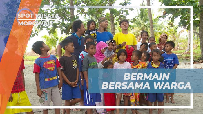 Menikmati keseruan Adu Cepat Balap Karung Bareng Warga Pulau Dua Laut, Morowali