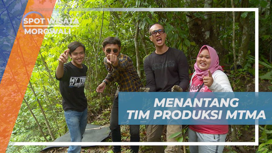 Menerima Tantangan, Menjajal Nyali Rapeling di Air Terjun Sampala, Morowali