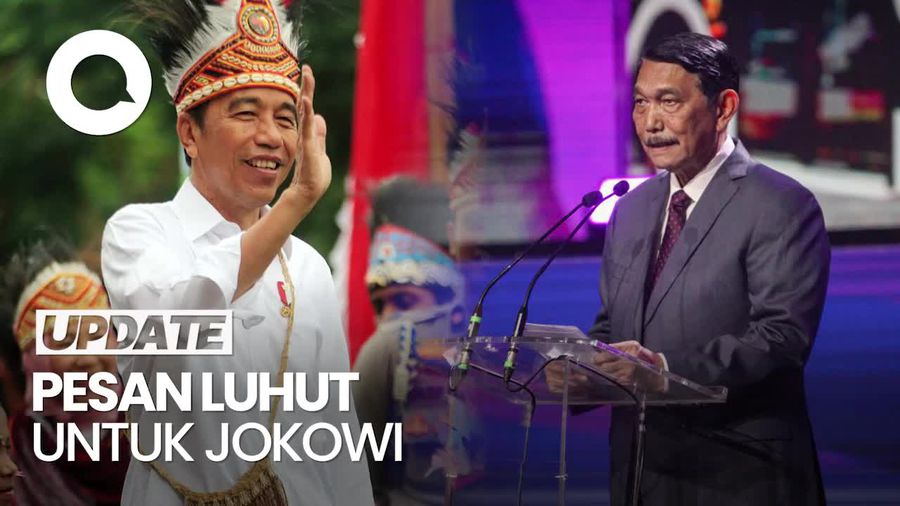 Pesan Luhut ke Jokowi: Bapak Akan Jadi Kenangan Indah Buat Indonesia