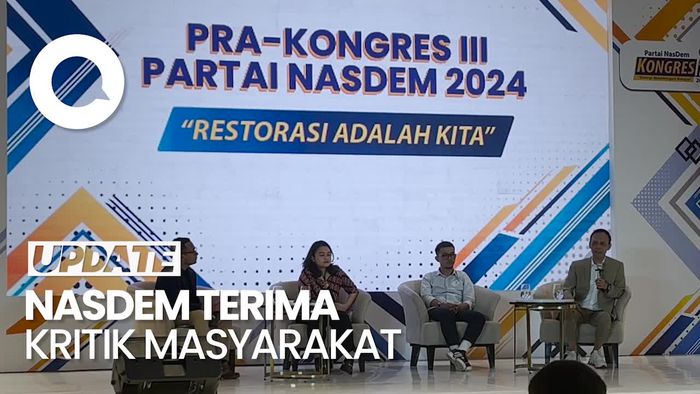 Jelang Kongres III, NasDem Minta Masyarakat Terus Berikan Kritik