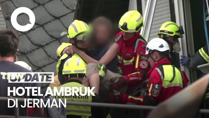 Hotel Ambruk di Moselle Jerman, 8 Orang Terjebak