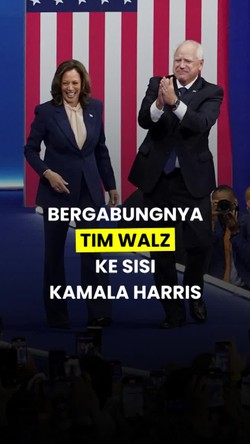 Momen Kamala Harris Ajak Tim Walz Jadi Cawapres Via Telepon
