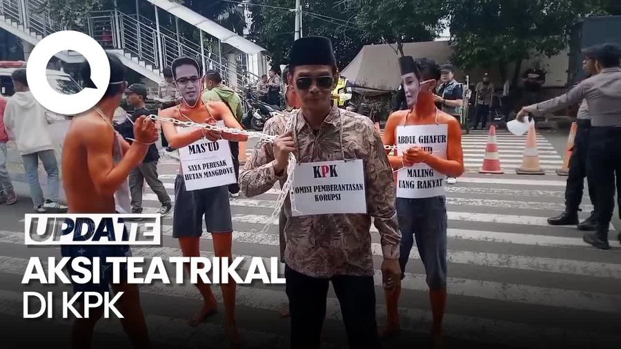 Aksi Teatrikal di KPK, Tuntut Usut Masalah Dinasti Politik di Kaltim